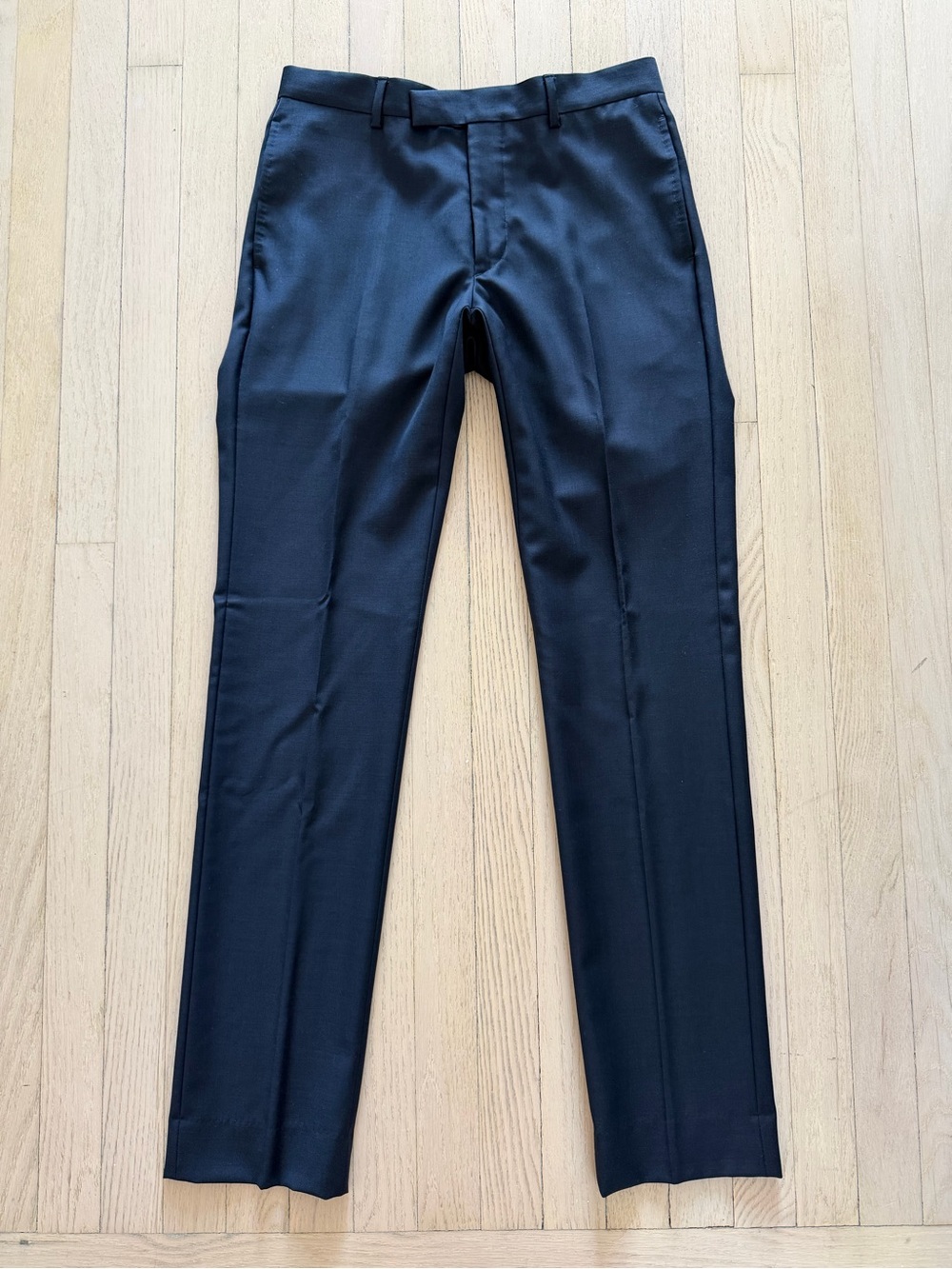 Sandro Slim Fit Blue Gray Wool Dress Pants EU38/US30 NWT
